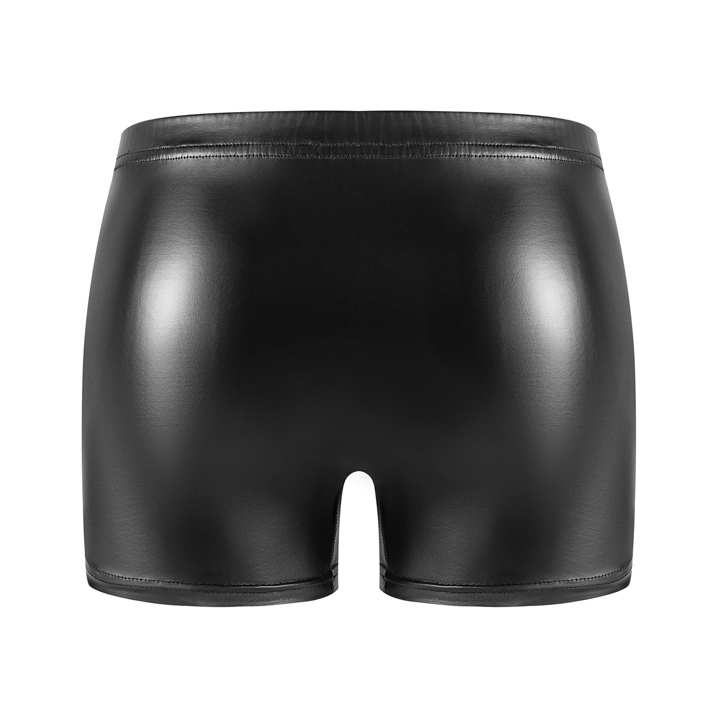 Mens Sexy Leather Shorts