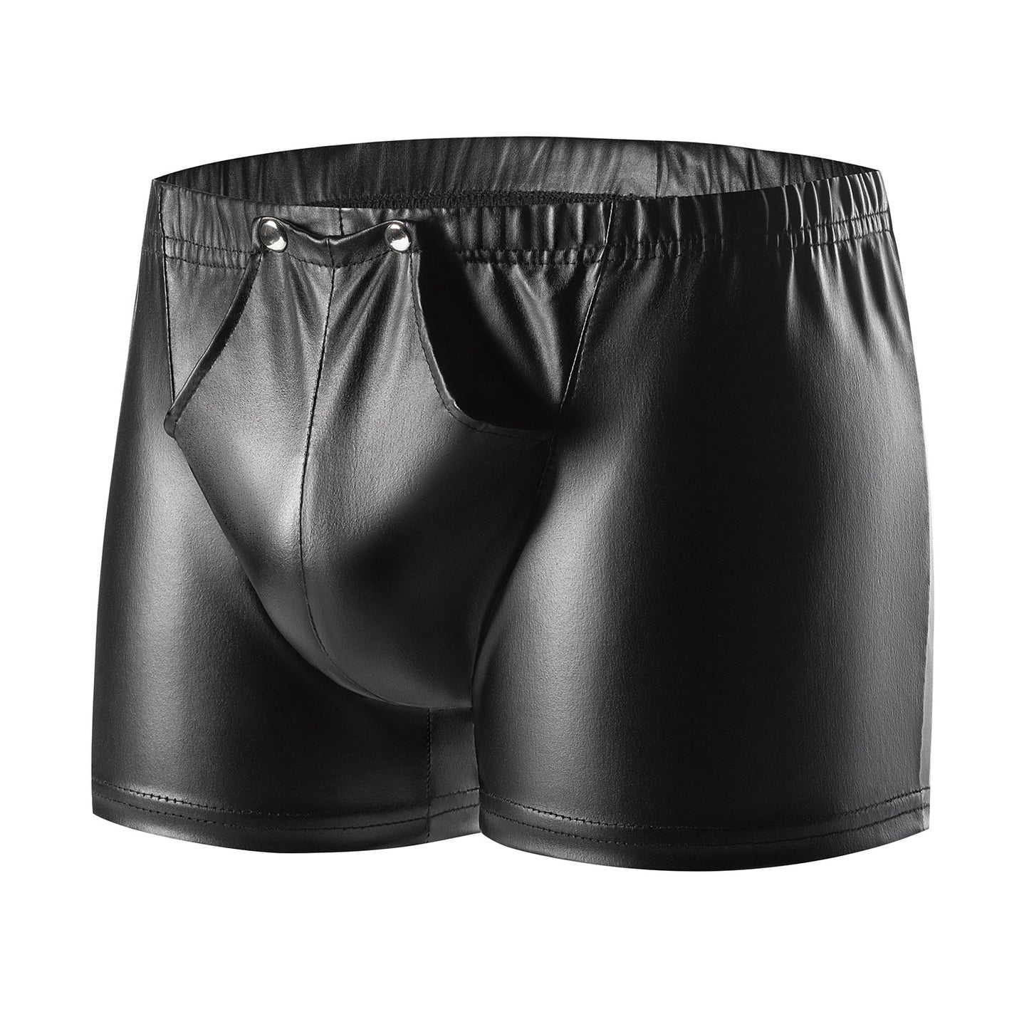 Mens Sexy Leather Shorts