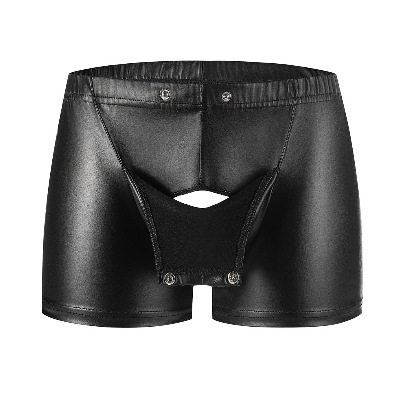 Mens Sexy Leather Shorts
