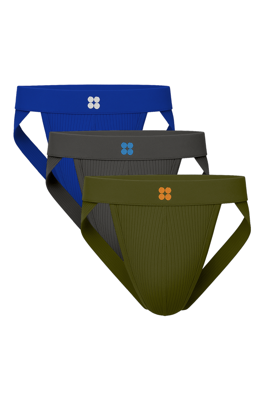 Ribbed Jockstrap Set – Men's Athletic-Style Briefs