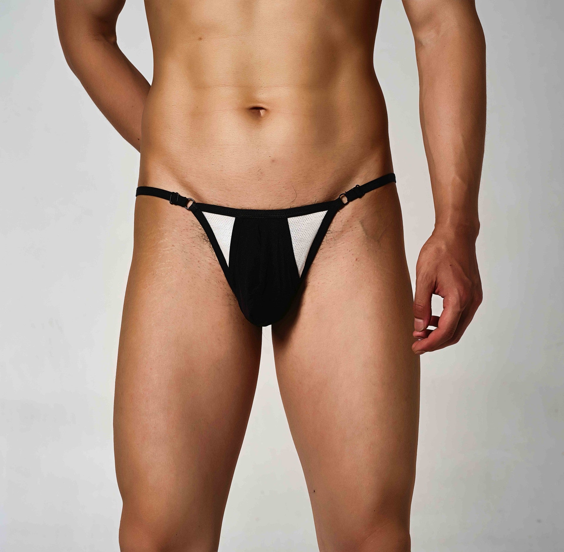 Sheer-Strap Men's Thong